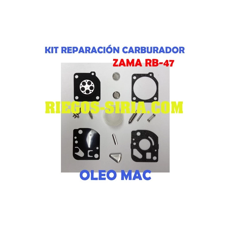 Kit Reparación Carburador adaptable Zama C1Q RB47 020765