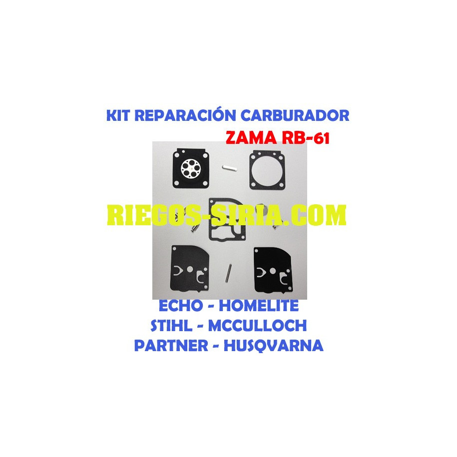 Kit Reparación Carburador adaptable Zama C1M RB61 020760