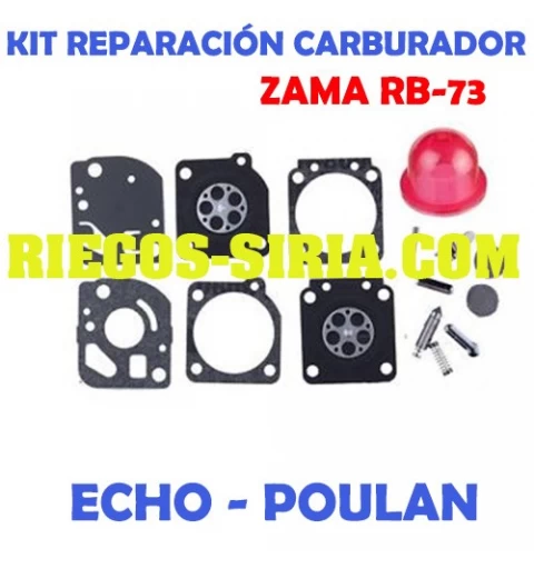 Kit Reparación Carburador adaptable Zama C1U RB73 020769