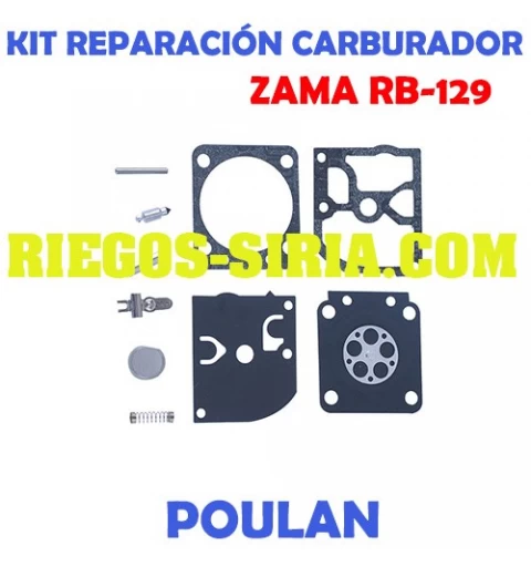 Kit Reparación Carburador adaptable Zama C1M RB129 020773