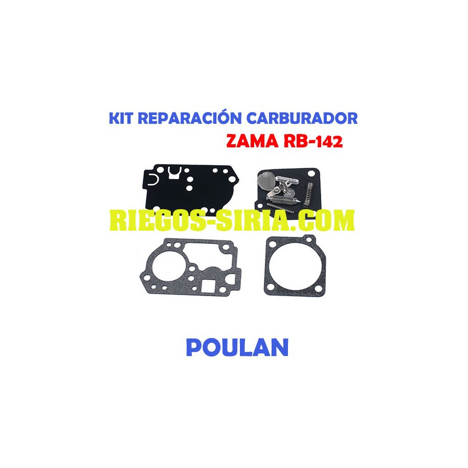 Kit Reparación Carburador adaptable Zama C1U RB142 020776