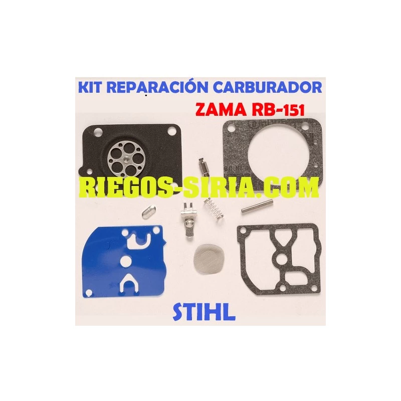 Kit Reparación Carburador adaptable Zama C1Q RB151 020774