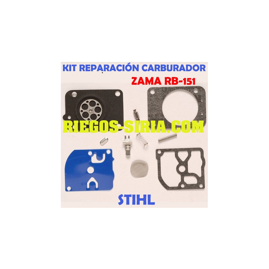 Kit Reparación Carburador adaptable Zama C1Q RB151 020774