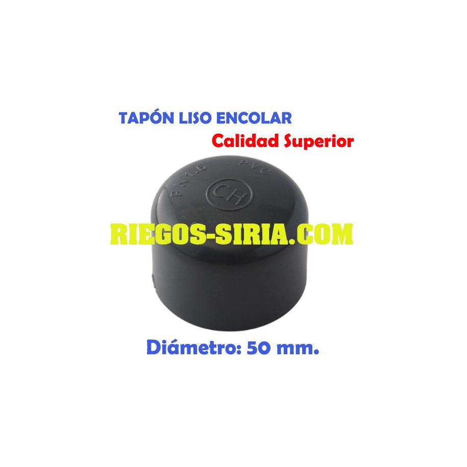 Tapon Liso PVC Encolar 50