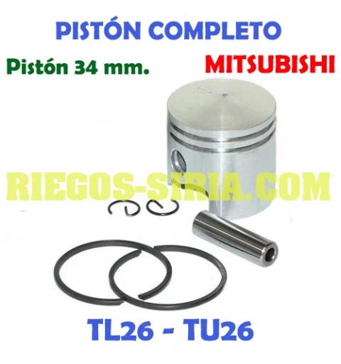 Pistón Completo adaptable Mitsubishi TL26 TU26 070074