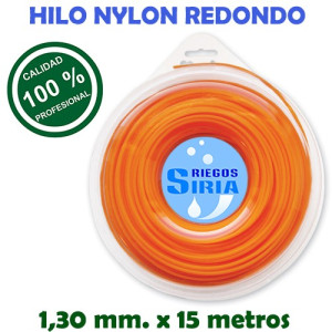 Hilo de Nylon Profesional Redondo 1,30 mm. x 15 mts. 130101