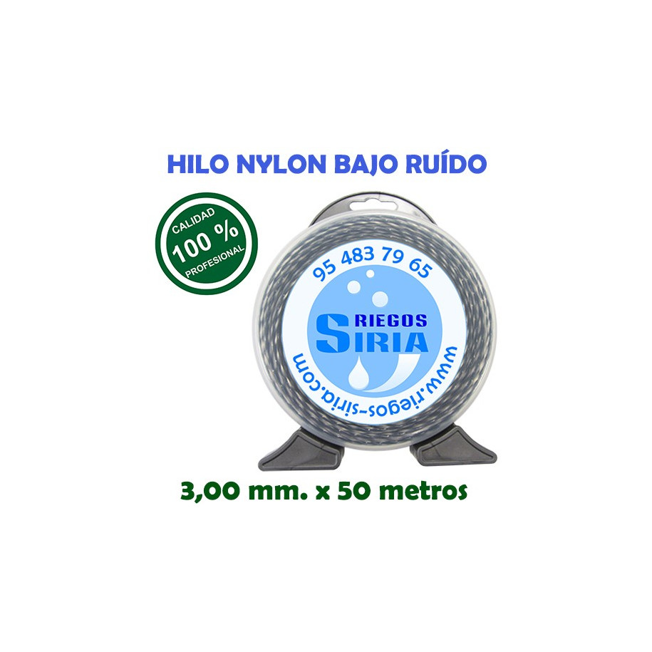 Hilo de Nylon Profesional Bajo Ruído 3,00 mm. x 50 mts. 130147