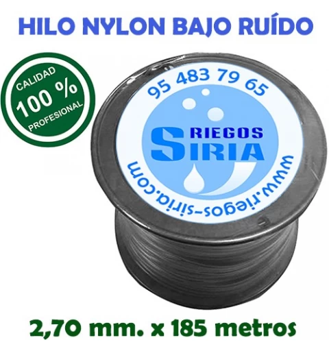 Hilo de Nylon Profesional Bajo Ruído 2,70 mm. x 185 mts. 130125
