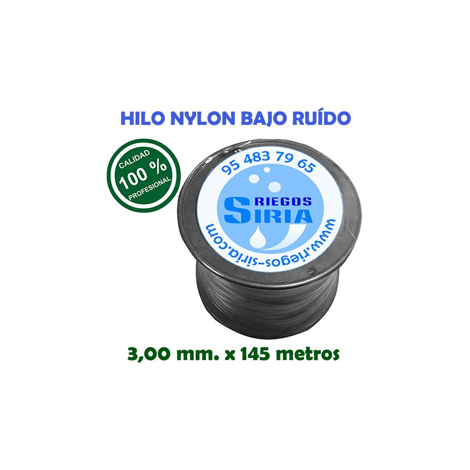 Hilo de Nylon Profesional Bajo Ruído 3,00 mm. x 145 mts. 130123