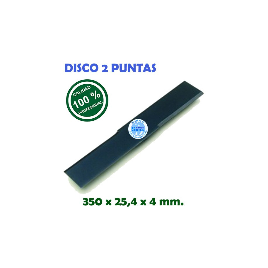 Disco Profesional 2 Puntas 350 x 25,4 x 4mm 130091