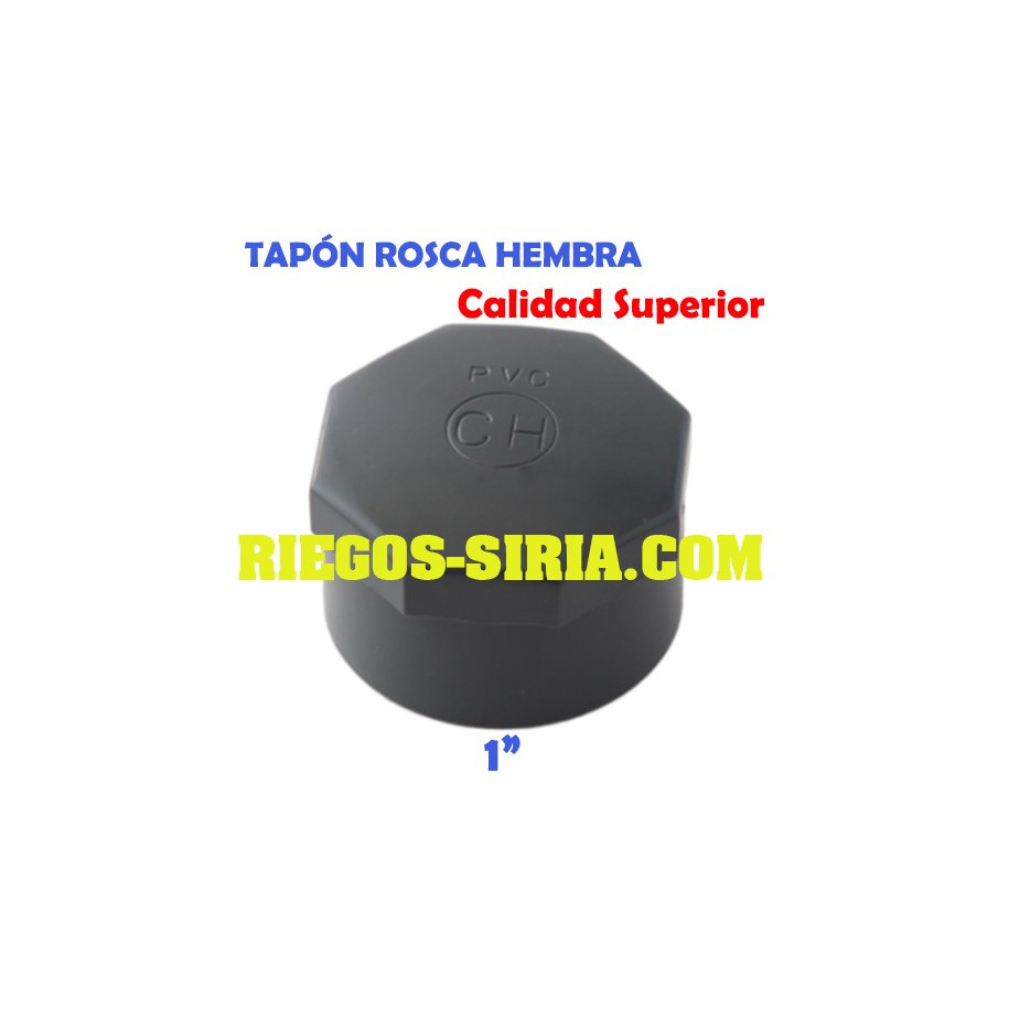 Tapón Roscado Hembra PVC 1" TRHPVC1