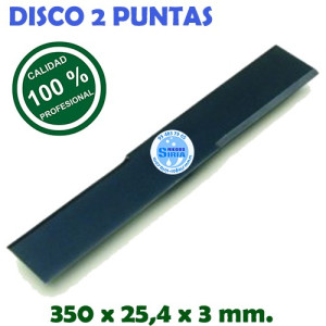 Disco Profesional 2 Puntas 350 x 25,4 x 3 mm. 130088