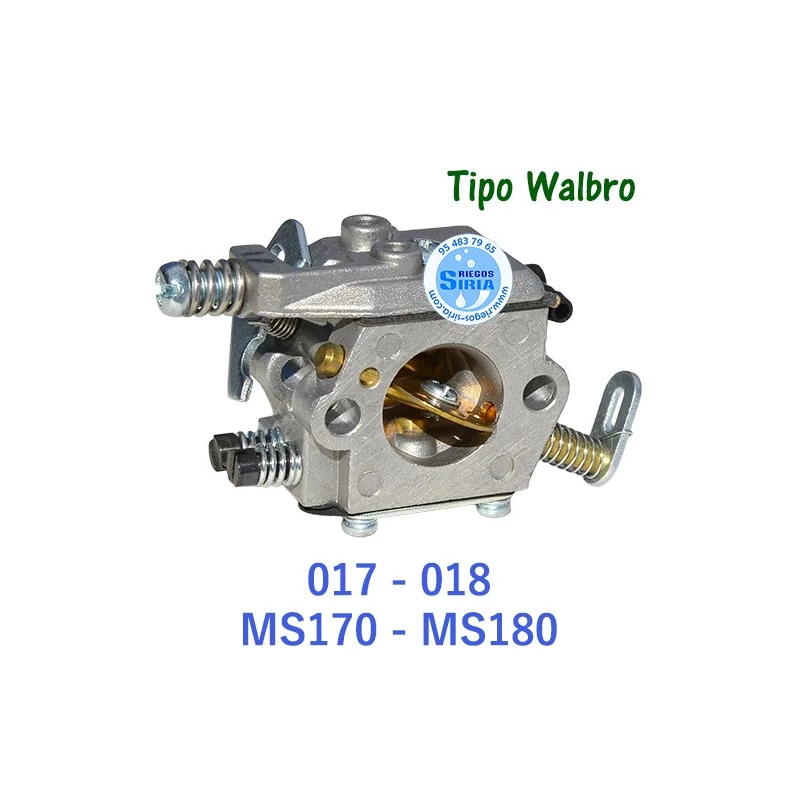 Carburador Tipo Walbro compatible 017 018 MS170 MS180 020065
