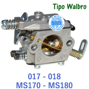 Carburador Tipo Walbro compatible 017 018 MS170 MS180 020065