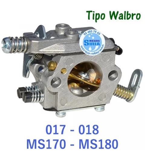Carburador Tipo Walbro compatible 017 018 MS170 MS180 020065