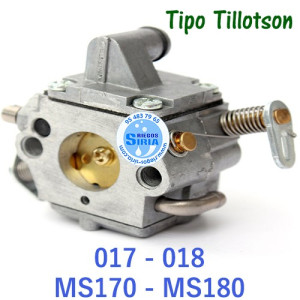 Carburador Tipo Tillotson compatible 017 018 MS170 MS180 020074