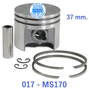 Pistón Completo compatible 017 MS170 37mm 020259