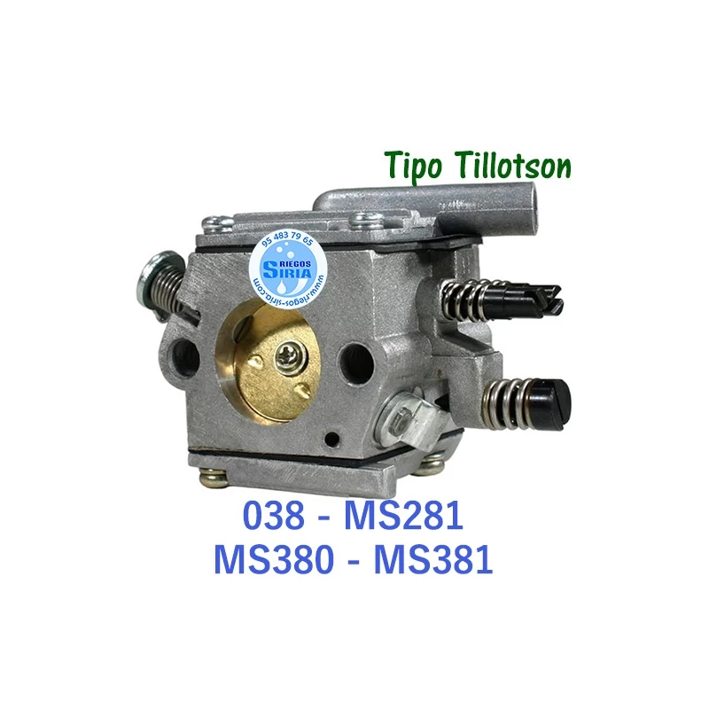 Carburador Tipo Tillotson compatible 038 MS380 MS381 020070