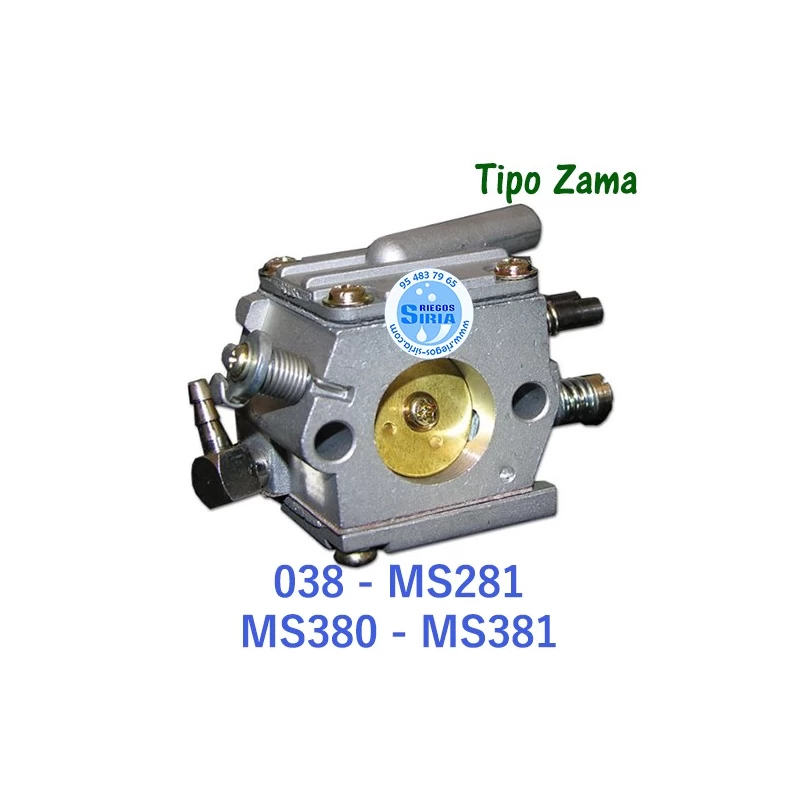 Carburador Tipo Zama compatible 038 MS380 MS381 020070