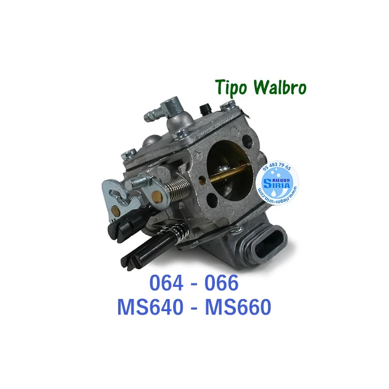 Carburador Tipo Walbro compatible 064 066 MS640 MS650 MS660 020071