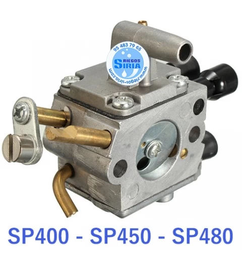Carburador Tipo Zama compatible SP400 SP450 SP480 Manual 020187
