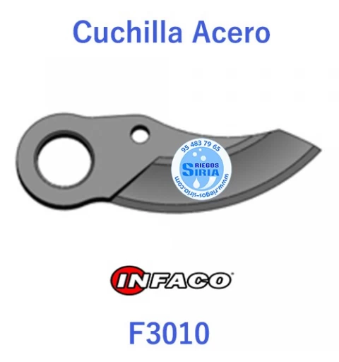 Cuchilla Acero Original Infaco F3010 88707L