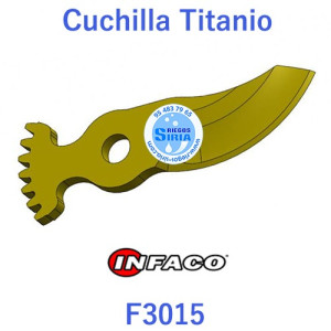 Cuchilla Titanio Original Infaco F3010 88707LT