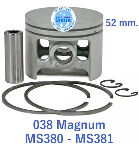 Pistón Completo compatible Magnum MS380 MS381 52 mm. 020271