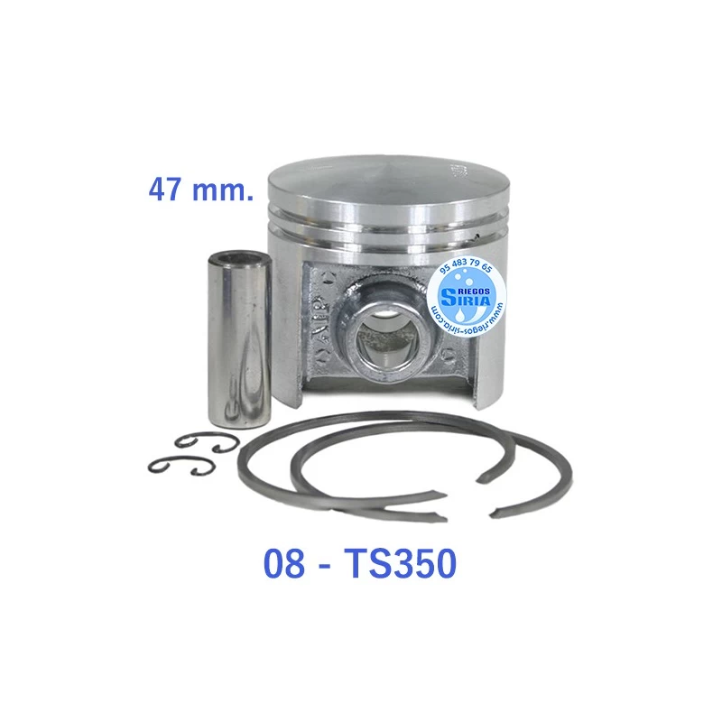 Pistón Completo compatible 08 TS350 47mm 020278