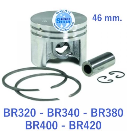 Pistón Completo compatible BR320 BR340 BR380 BR400 BR420 46 mm. 020289