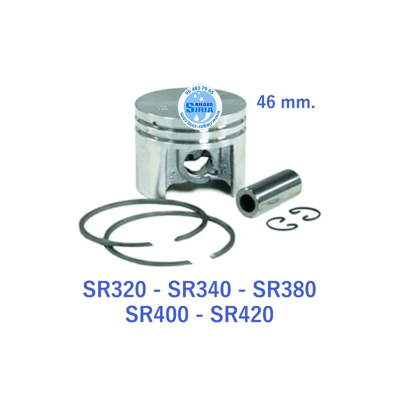 Pistón Completo compatible SR320 SR340 SR380 SR400 SR420 46 mm. 020289