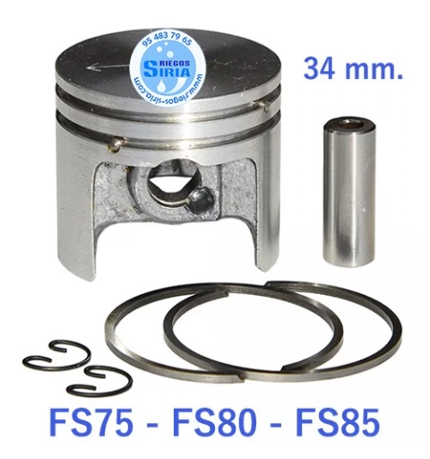 Pistón Completo compatible FS75 FS80 FS85 34 mm. 020286