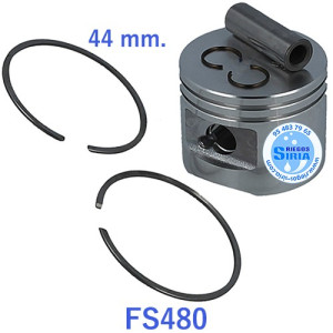 Pistón Completo compatible FS480 44 mm. 020282