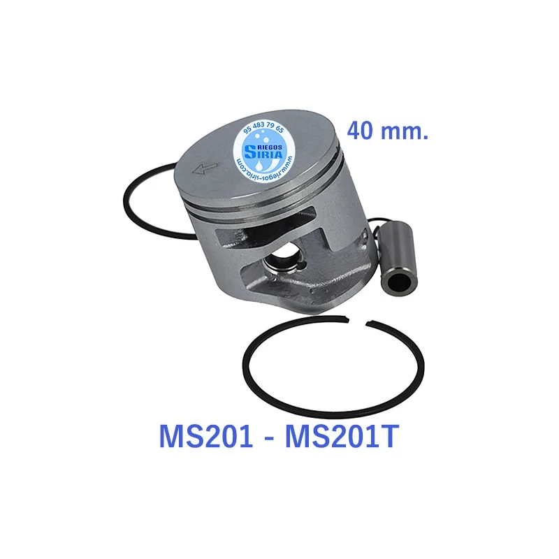 Pistón Completo compatible MS201 MS201T 40 mm. 020841