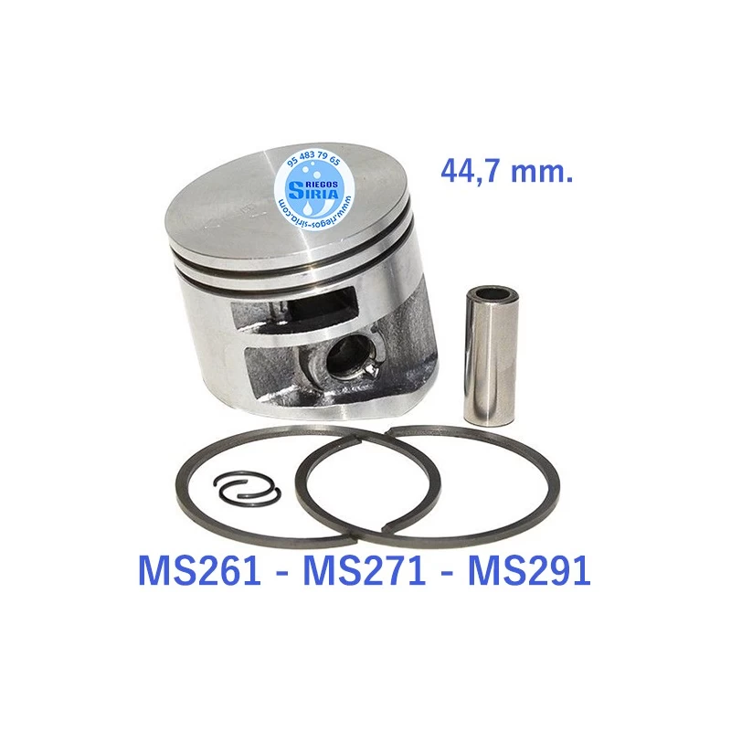 Pistón Completo compatible MS261 MS271 MS291 44,7mm 020506
