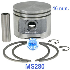 Pistón Completo compatible MS280 46 mm. 020368