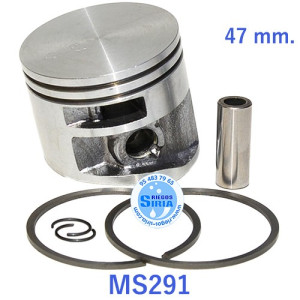 Pistón Completo compatible MS291 47mm 020573