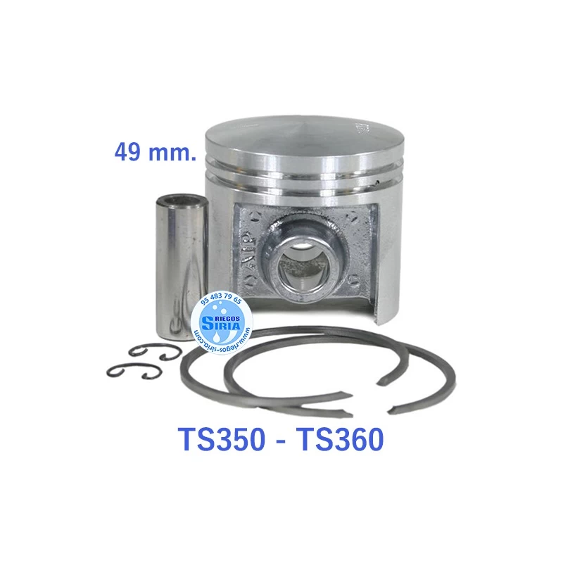 Pistón Completo compatible TS350 TS360 49 mm. 020279