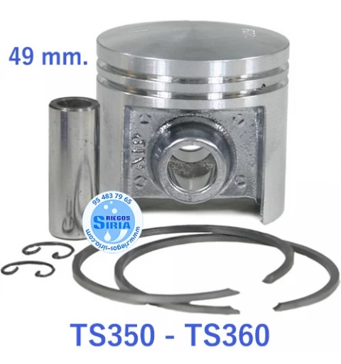 Pistón Completo compatible TS350 TS360 49 mm. 020279
