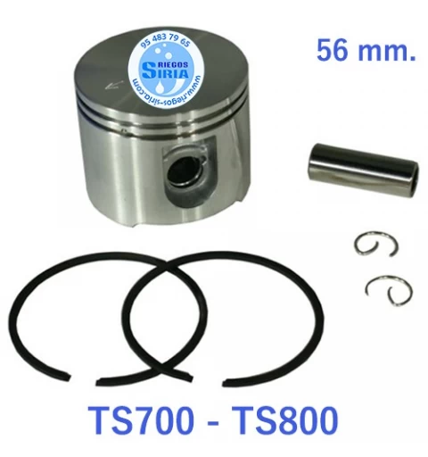 Pistón Completo compatible TS700 TS800 56 mm. 020293
