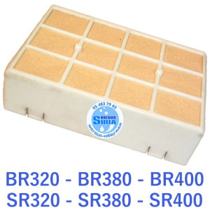 Prefiltro Filtro Aire compatible BR320 BR340 BR400 SR320 SR340 SR400 021165