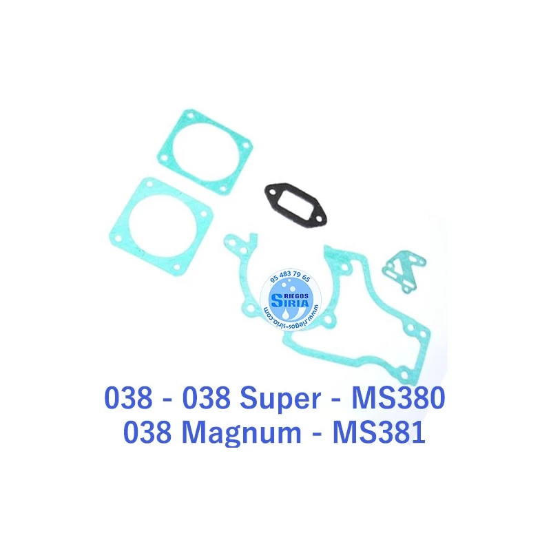 Juego Juntas compatible 038 038 Super 038 Magnum MS380 MS381 020214