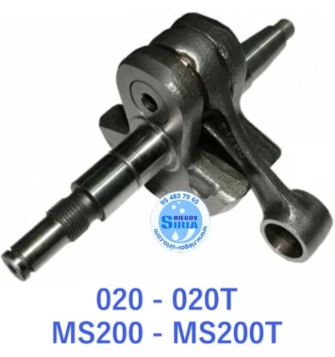 Cigüeñal compatible 020 020T MS200 MS200T 020691