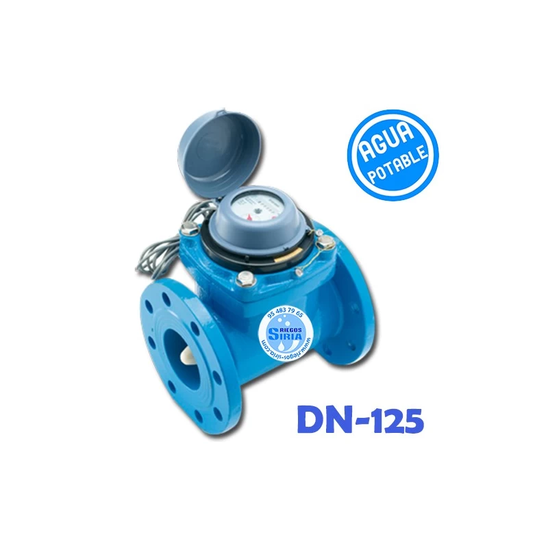 Contador de Agua Woltman Aguas Potables con Emisor DN125 AW125MIDE