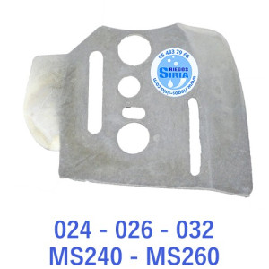 CHAPA de CADENA Motosierra Stihl 024 026 028 032 MS240 MS260