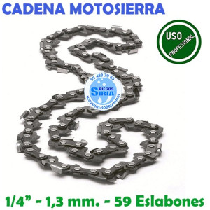 Cadena Motosierra 1/4" G-1,3 mm. 59 Eslabones 120692