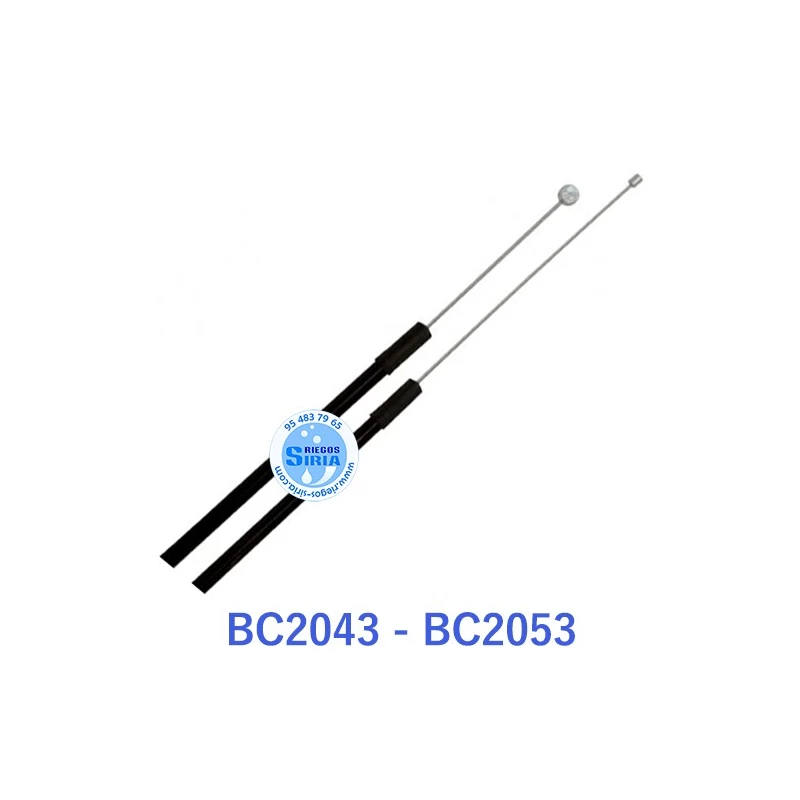Cable Acelerador adaptable Jonsered BC2043 BC2053 030505