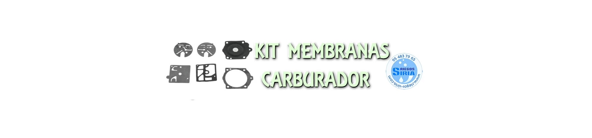 KIT de MEMBRANAS de CARBURADORES para Motosierras y Desbrozadoras